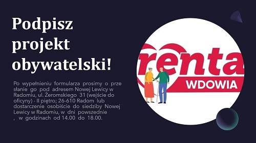 Renta wdowia zagłosuj b